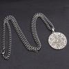 Seven Abat Elves Seal Titan Solomon Amulet Stainless Steel Pendant Necklace