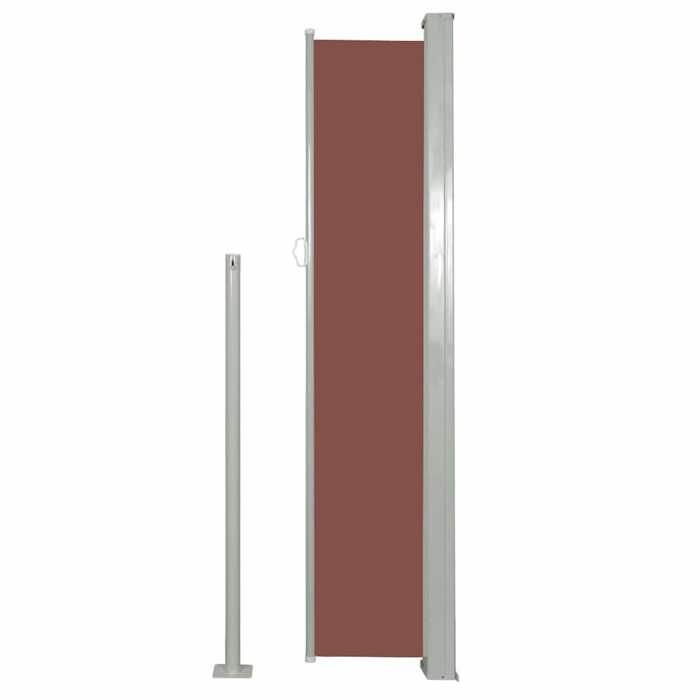 VidaXL Auvent Latéral Rétractable de Patio Store Latéral Brise-vue Abri Soleil Jardin Terrasse Balcon Exterieur Résistant 48393