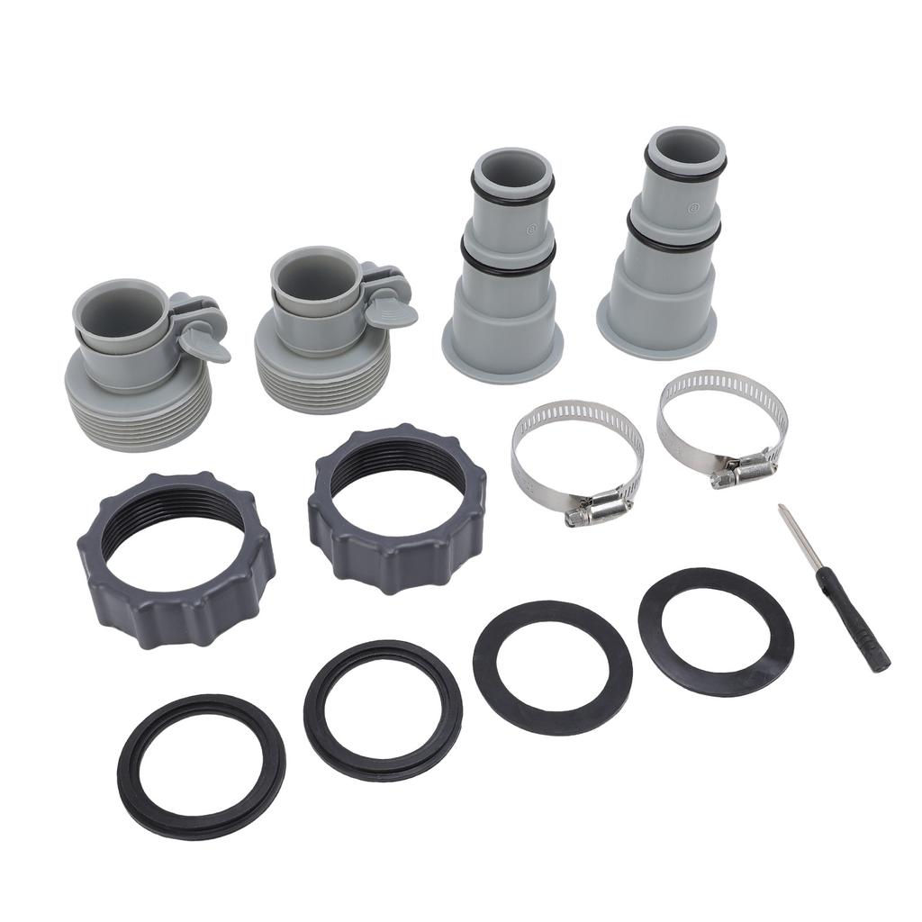 Filter Pump Hose Adapter ABS High Temperature Proof 1.251.5in Pool Filter Pump Hose Connector