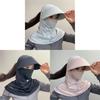 Cappello da Sole con Coulisse per Donna, Maschera Facciale con Protezione UV Estiva