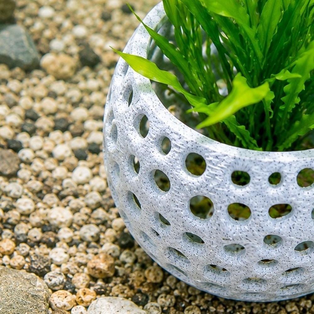 Porous Structure Fish Hiding Cave 3D Printed Shrimp Shelter Fish Tank Landscape