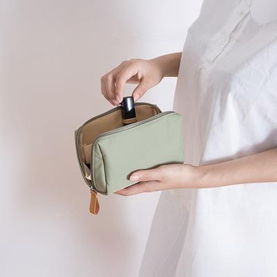Travel Makeup Bag Double Zipper Closure Cosmetic Storage Bag Portable Toiletry Organizer Bag for Vacation Business Trip Home Use