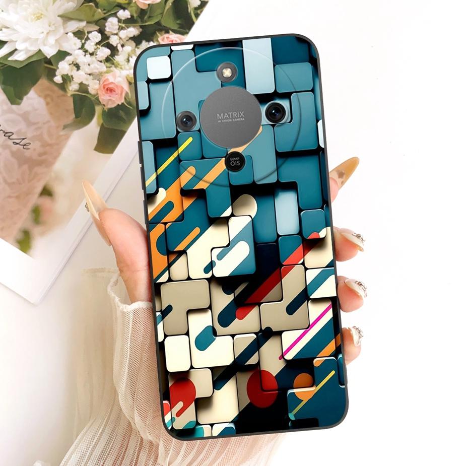 For Honor X9d Case Magic8 Lite Cute Fashion Cartoon Cover Soft TPU Phone Case For Honor Magic 8 Lite X 70 HonorX9d HonorX70 Bags