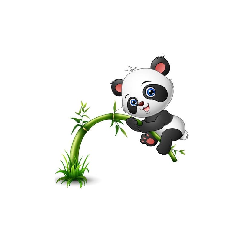 Funny for Giant Panda Panda Print Stickers Personalized Design Car Door Window Exterior Body Decorative Stickers for Adu