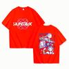 Kpop Dämonenjägerin Girlgroup Unisex Harajuku T-Shirt - Schmal geschnitten Hip Hop Stil Kurzarm Top