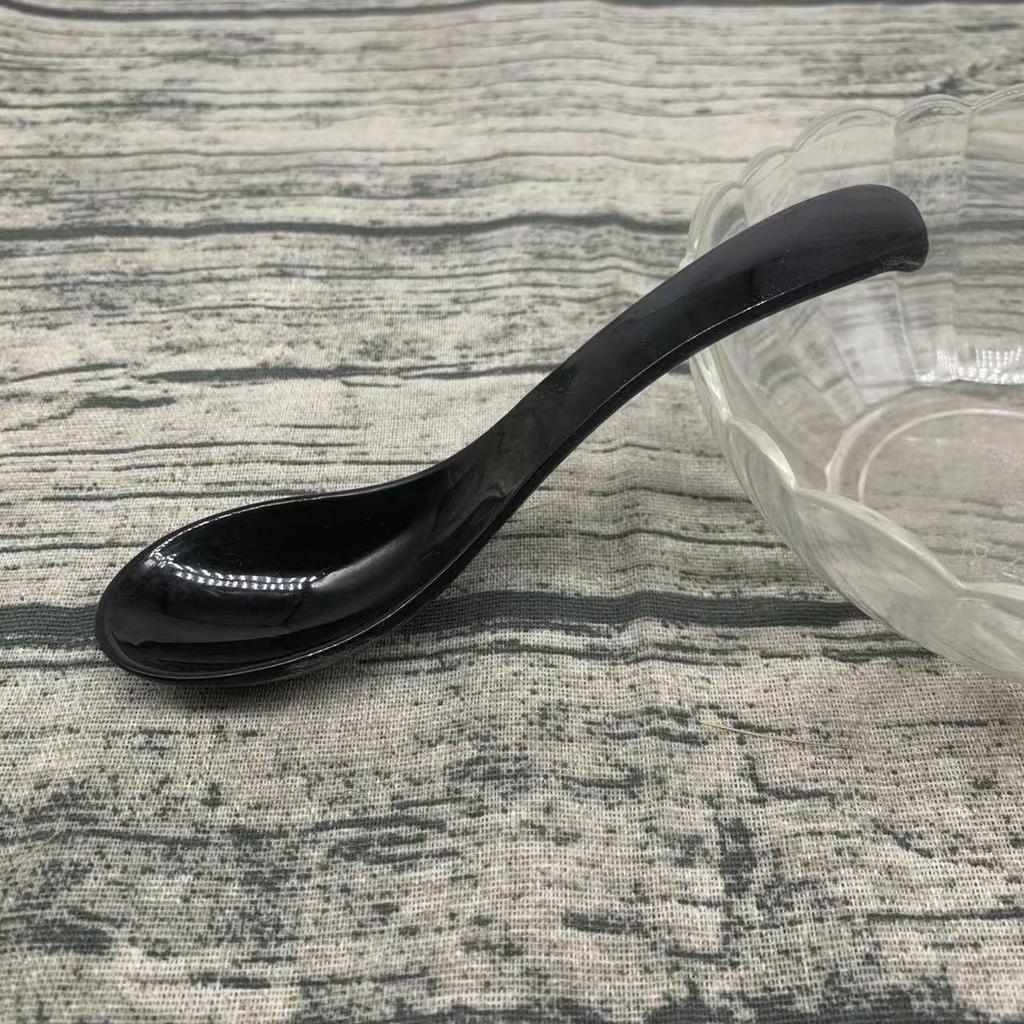 Heat-resistant Shatterproof Melamine Kung Fu Spoon - Restaurant-Grade Tableware