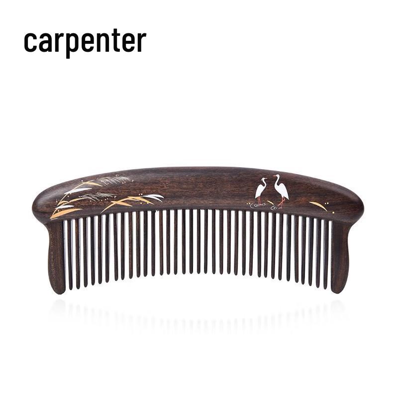 Набор в подарок: Женская сандаловая расческа с широкими зубьями Carpenter Tan