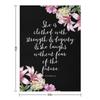 Christian Proverbs Throw Blanket Multi-Purpose Valentine Gift Ideas Luxury Throw Furry Blankets