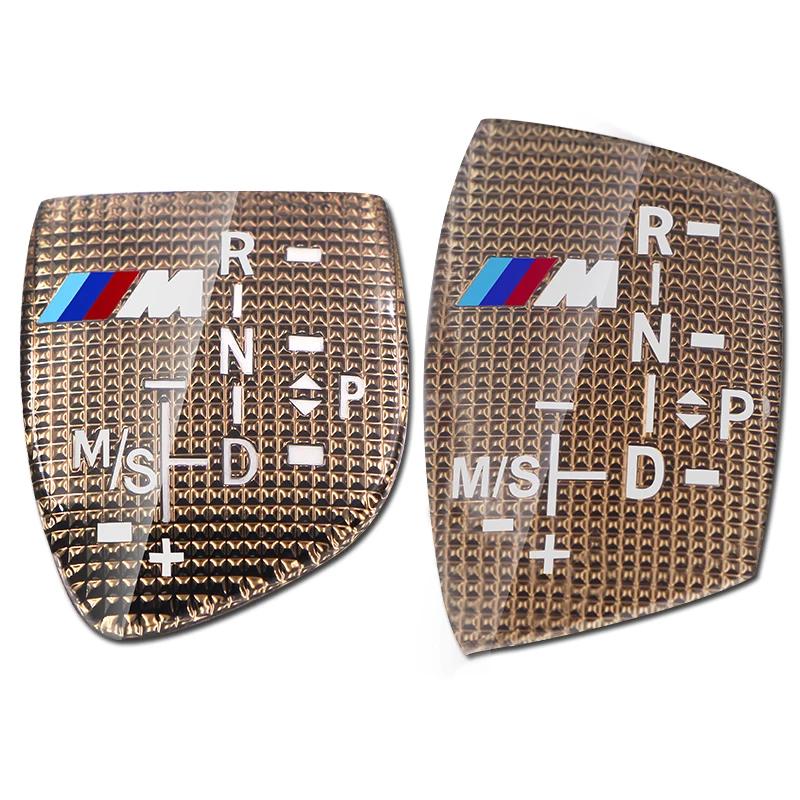 VHP2   1pcs M performance Car Gear Shift Knob Sticker Cover For bmw M Sticker X1 X3 X4 X5 X6 X7 e46 e90 f20 e60 e39 f10 Car accessories