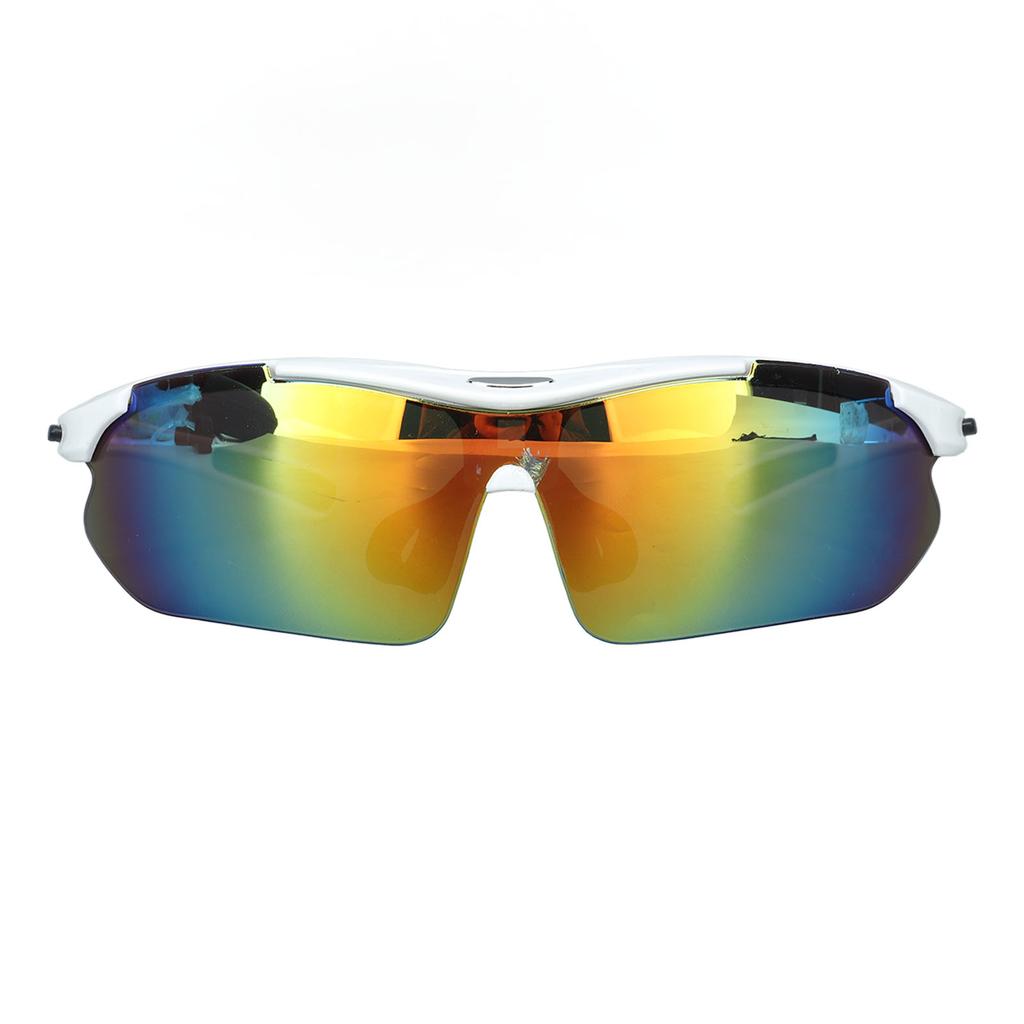 Outdoor Cycling Riding Polarized Fishing Glasses Mountain Bike Riding Sunglasses for Camping White