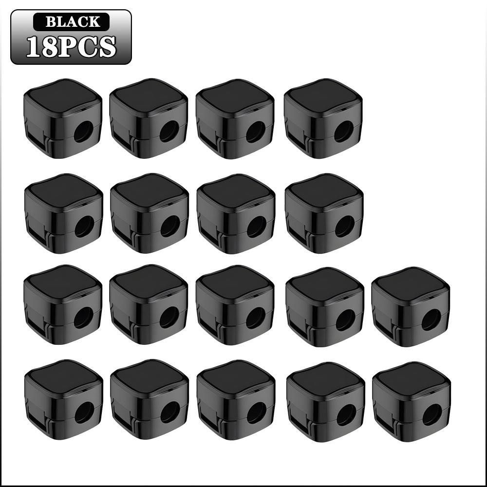 6-18PCS Magnetic Charging Cable Holder Desk Organizer Cord Wrap No Drill Cable Clips Cable Management for Home Office