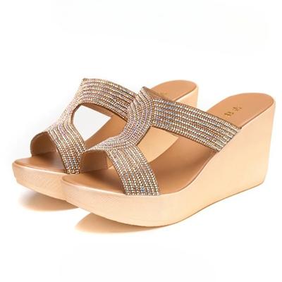 2024 Women Sandals Summer Shoes Women Platform Shoes Slides Ladies Wedges Sandals High Heels Open Toe Sandals Zapatos De Mujer