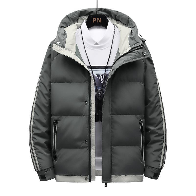 Cotton Clothes Men's Winter New Cotton Clothes Youth Korean Style Loose Hooded Casual Thickened Men's Jacket Large Size