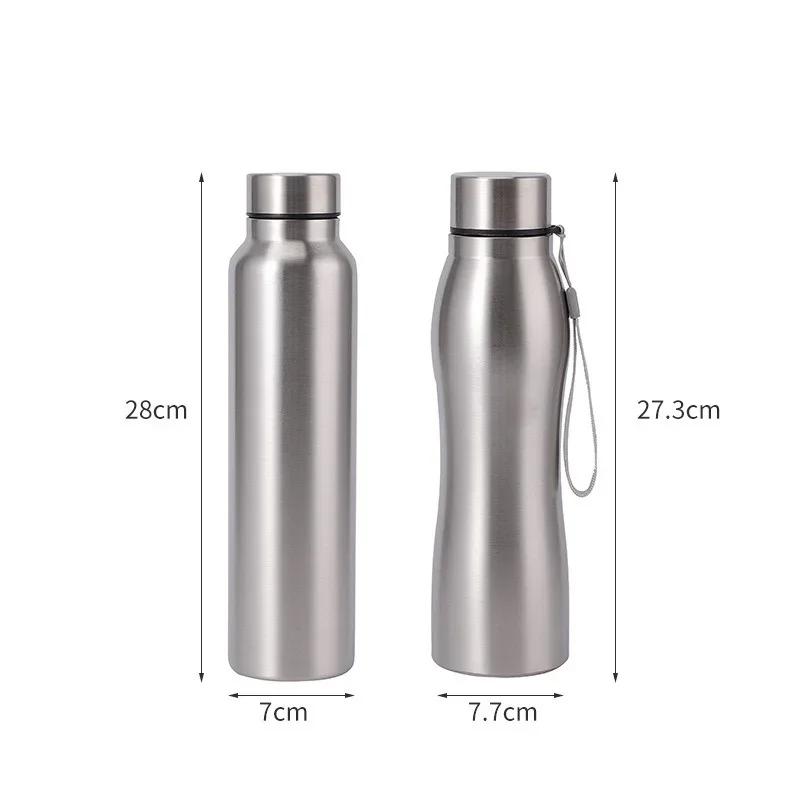 Large Capacity 304Stainless Steel Water Bottle Portable Outdoor Travel Sports Insulated Flask Wear Resistant Sports Water Bottle