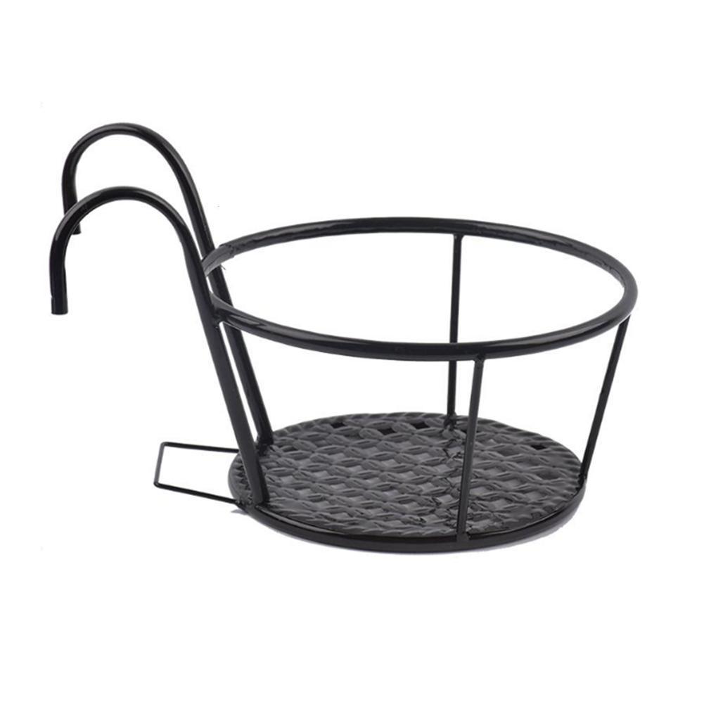 Креативные композиции из растений Балконная цветочница Подвесной держатель для растений Black