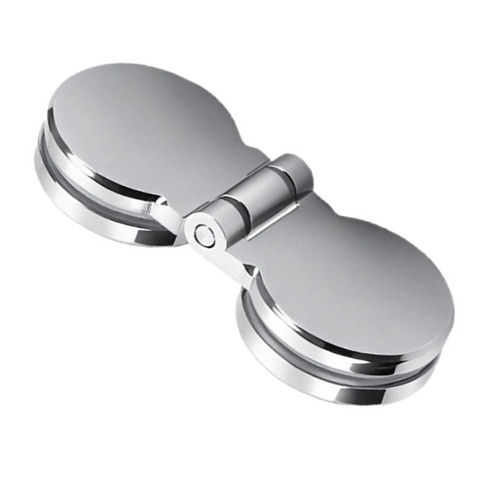 

Zinc Alloy Frameless Glass Door Hinge with 180 Degree Swing and Single or Double Sided Flexibility for Glass Door Installation A
