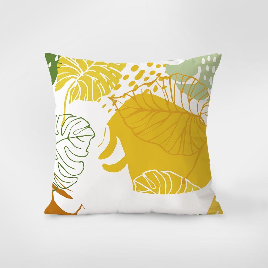 Abstract Fruit Decorative Pillowcase Bedroom Living Room Square Cushion Pillowcase