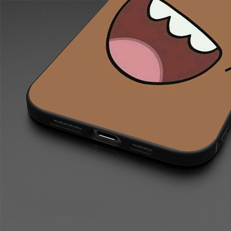Funda Case For Apple iPhone 14 11 13 7 12 Pro 7 XR XS Max 8 Plus 6 14Pro 13Mini Black Soft Phone Coque We Bare Bears Cartoon