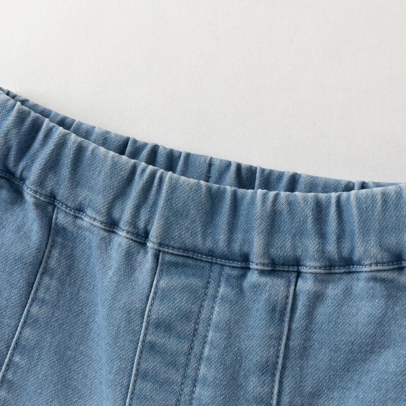 DAVE & BELLA Girls' Stretch Cropped Flare Denim Jeans