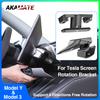 Supporto Rotante per Schermo per Tesla 2017-2024 Model Y Model 3 Staffa Girevole Kit Rotazione Display Highland Supporto Rotante per Monitor