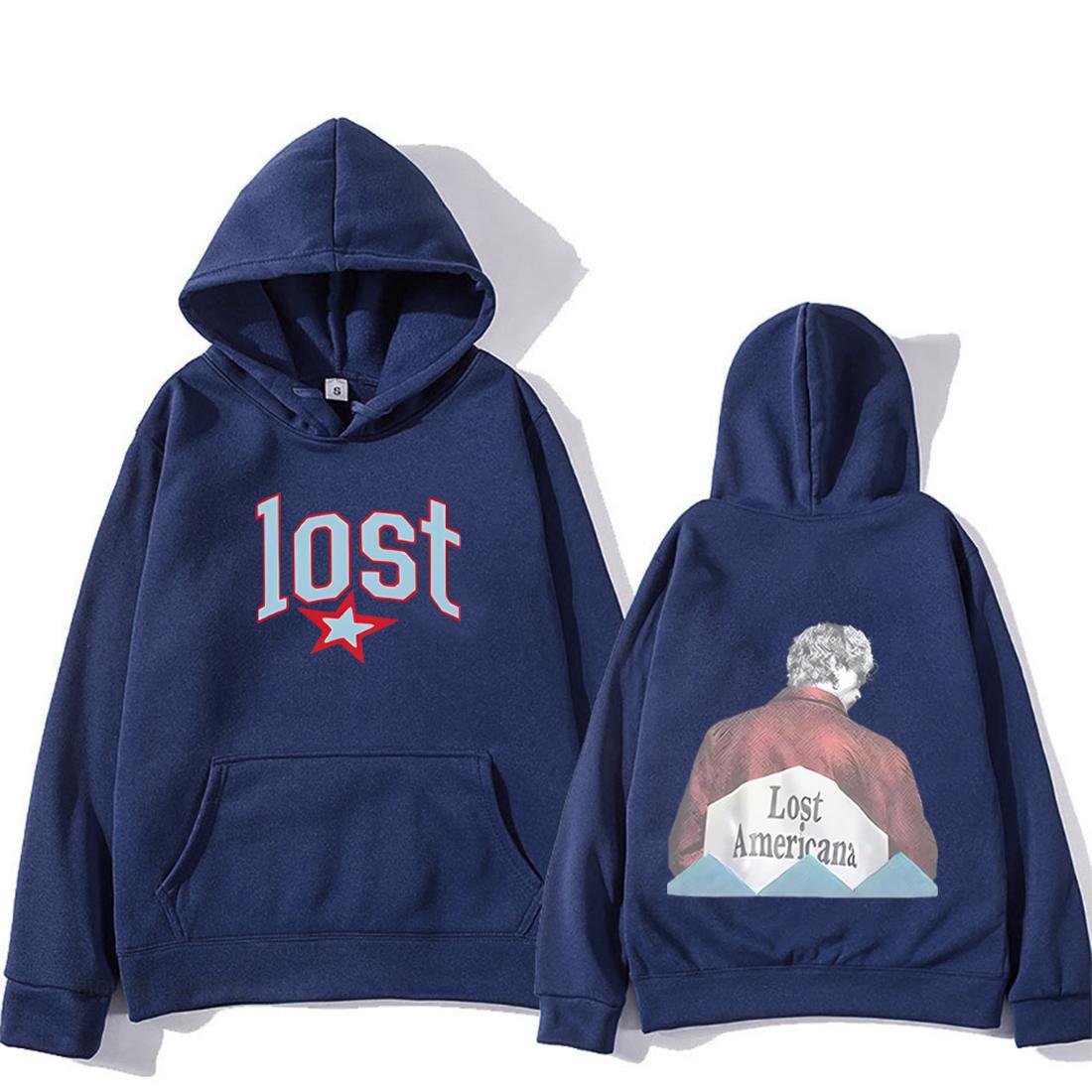 

Mgk Lost Americana Photo Graphics Hoodie Men Women s Punk Mgk clothes Fleece Gothic Long Sleeve Sweatshirts hip hop streetwear 3XL