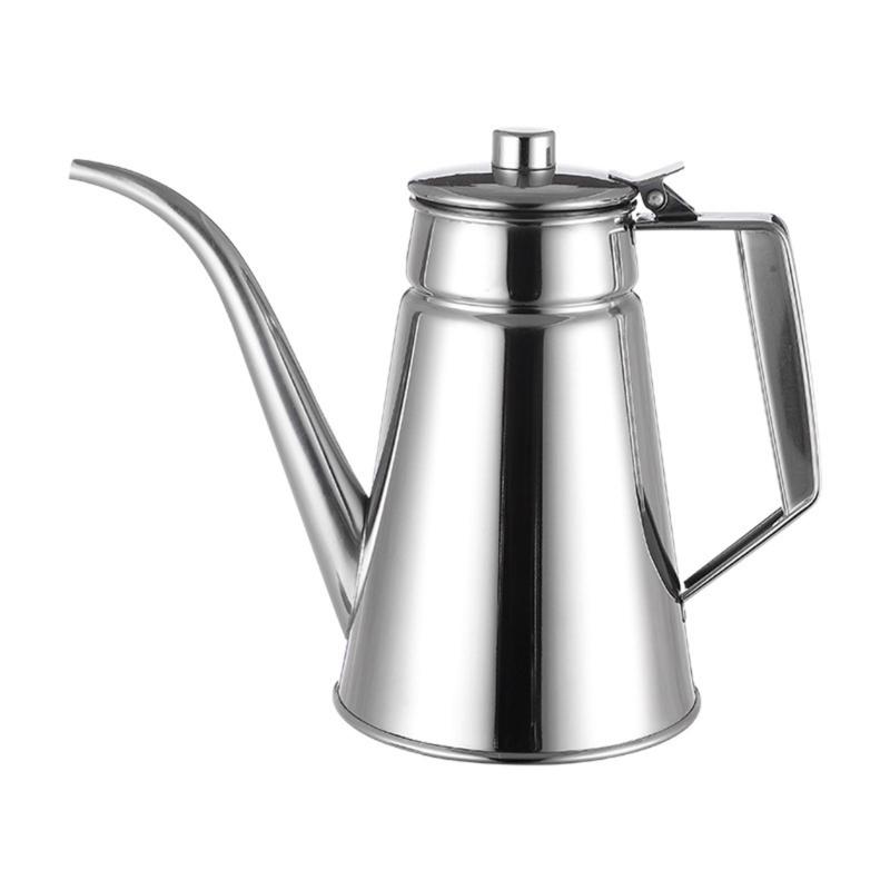

Durable 304 Nonrust Steel Sauce Bottle Feature Touch Lid And Modern Design For Efficient Cooking Experience S