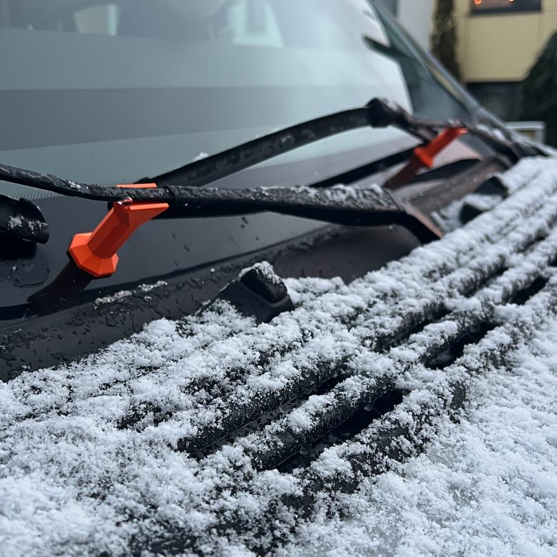 2pairs Windshield Wiper Holder Supports, Car Winter Kit to Prevent Wiper Freezing, 2pcs Set for Snow Ice Protection
