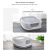 Litter Tray Fully Enclosed Splash-proof Cat Litter Box Odour-proof Pet Cleaning Products Anti-banding Cat Litter Cat Toilet