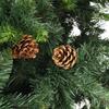 Maison Exclusive - Arbre de Noël artificiel pré-éclairé et boules vert 210 cm