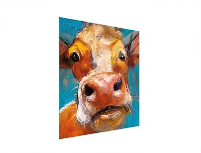 TABLA DE CORTAR DE CRISTAL 45x52 VACA