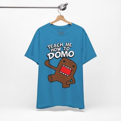 Emo Scene Y2k Fashion Tshirt Teach Me How To Domo Kun Hip Hop Swag Tshirt 2000's Unisex T-Shirt