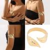 Lady Filigree Arm Chain Cuff Armlet Armband Open Bangle for Beach Arm Chain for Women Teenager Armlet Bangle