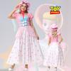 Pink Polka Dot Shepherdess Adult Cosplay Costume For Halloween Ymks Brand