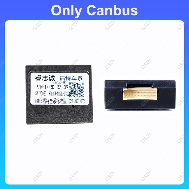 Car 16 pin Audio Wiring Harness With Canbus Box For Ford Fiesta Ecosport Focus Edge RANGER Mondeo Taurus Kuga Transit Figo