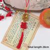 2027 Spring Festival Chinese New Year Goat Hanging Ornament Gold Lucky Red Tassel for Holiday Party Decor