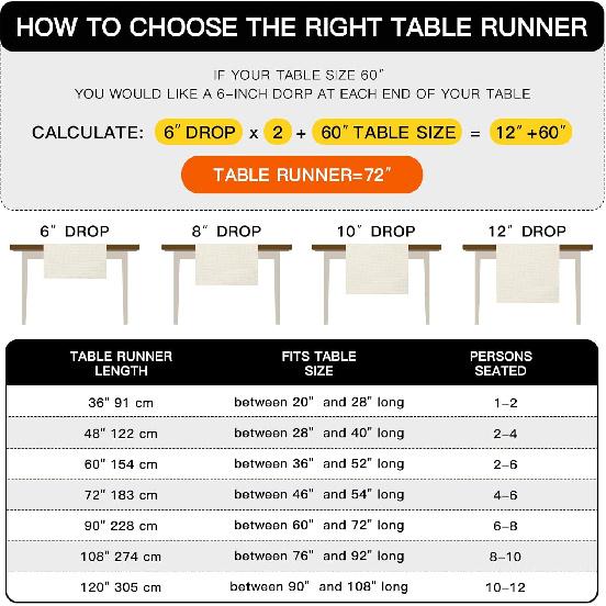 Artscope Black White Spooky Haunted House Tree Ghost Halloween Table Runner, Halloween Holiday Kitchen Dining Table Decoration for Fall Home Decor