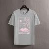 Tokyo Sakura Mount Fuji Business Card T Shirt Women Fashion Tee Clothing Cotton Summer Casual Tops Hip Hop Loose Cotton T-Shirt