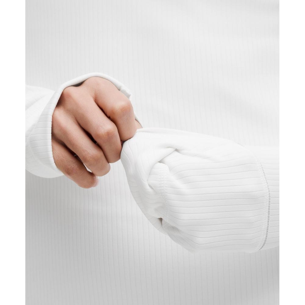 Lululemon It S Rulu Ribbed Long Sleeve Shirt  Updated whIte