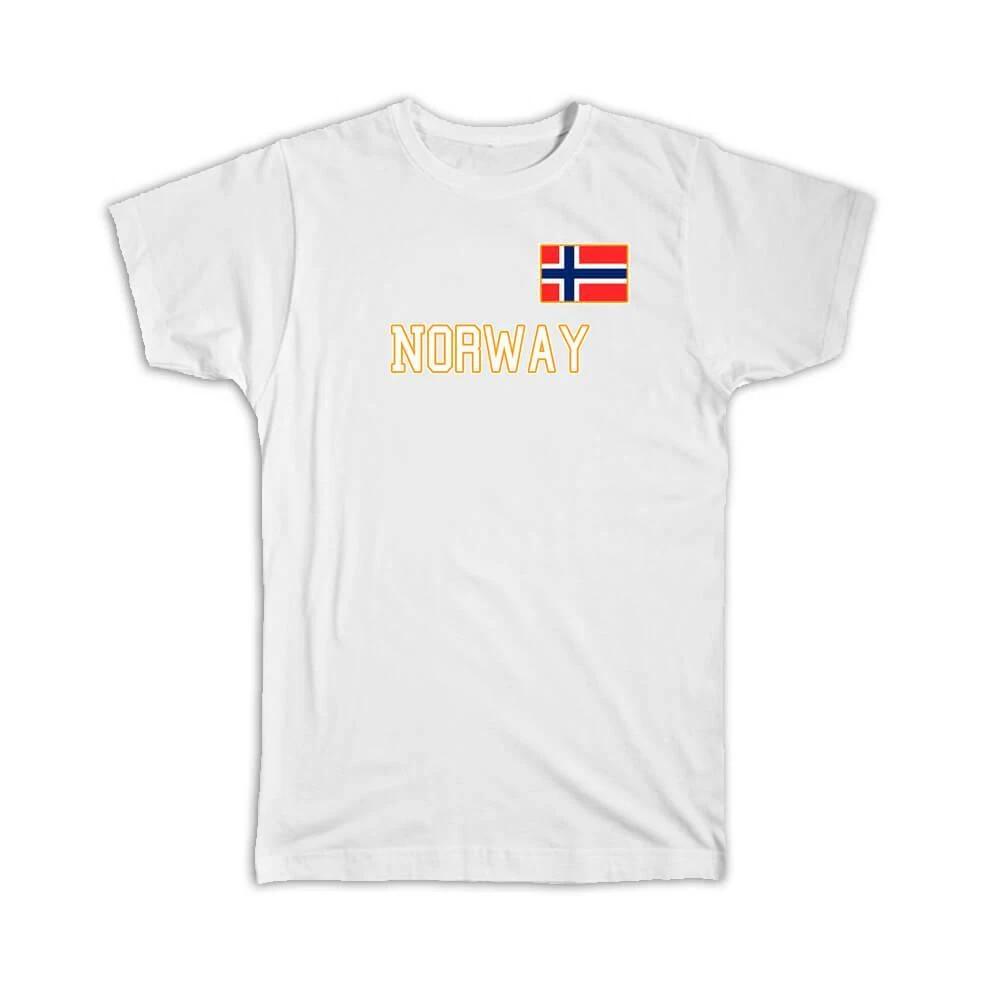 Gift T-Shirt : Norway Flag Pride Patriotic Expat Norwegian Country 2XL