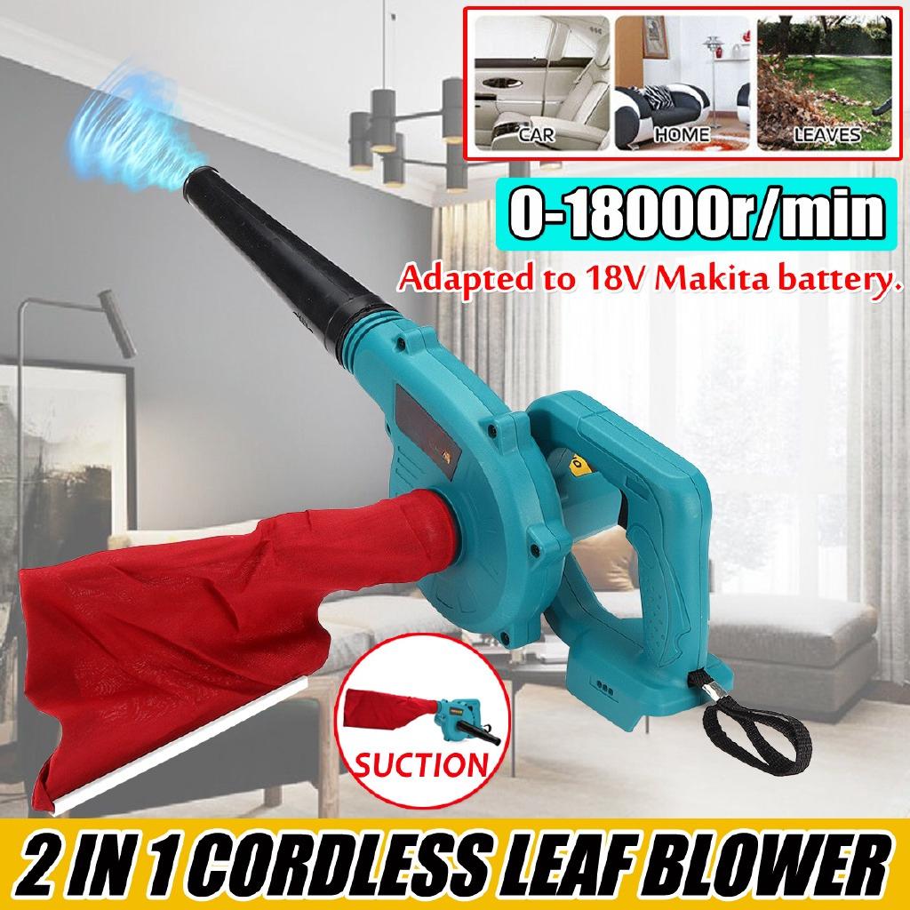 18V Cordless Electric Air Blower & Suction Handheld Leaf Computer Dust Collector Cleaner Power Tool for Batteries