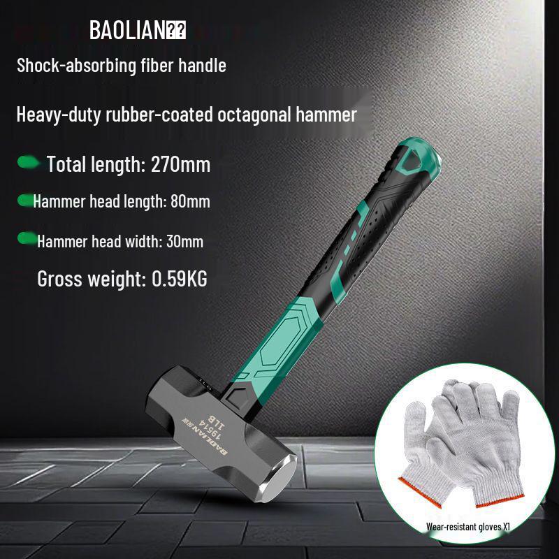 

Heavy-Duty Large Octagonal Sledgehammer for Demolition