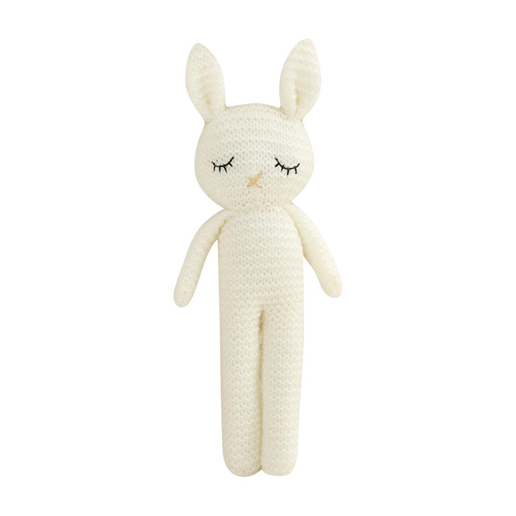 Oster Baby Kuscheltier Hase Handgemachtes Plüschtier Oster Kuscheltier Gewebte Puppe Baby Schlafspielzeug Neugeborenen Geschenk