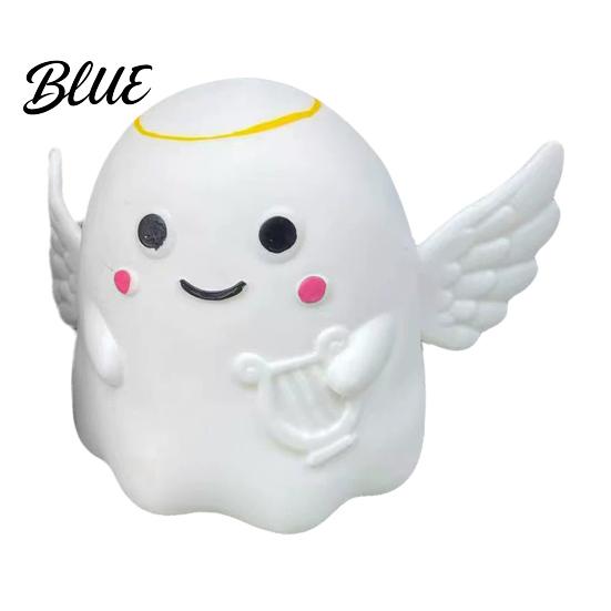 Demon Ghost Squeeze Toy Halloween Toy Angel Stress Relief Tactile Sensory Toys Slow Rebound Ball Fidget Party Favors Office Desk