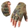 Guantes Tácticos de Medio Dedo Ciclismo Escalada Trabajo al Aire Libre Antideslizantes Grosor Medio Talla Adulto M L XL