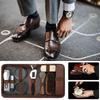 Travel Shoe Polish Kit Bamboo Bone Colorless Cleaning Shoe Polishing Tool