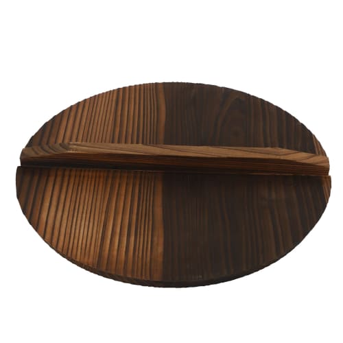 

Multifunctional kitchen wooden pot cover with handle, eco-friendly, non-stick wood base, 30cm pot lid