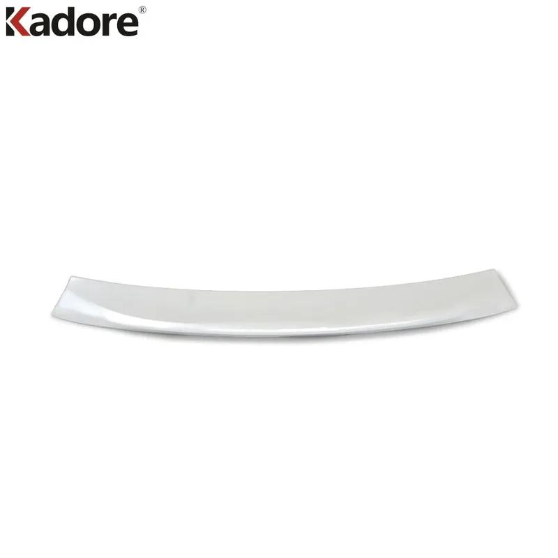 Rear Trunk Spoiler Cover Trim For Toyota CHR C-HR 2016 2017 2018 Carbon Fiber Car Tailgate Roof Wing Strip Accessories