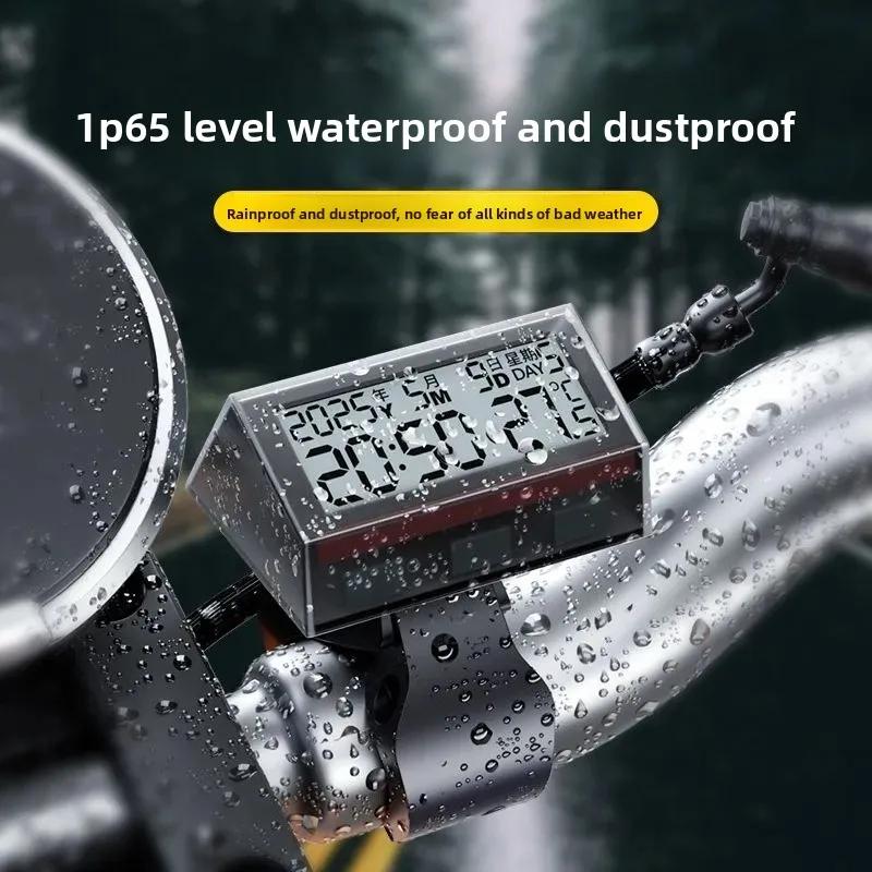 Car Clock Thermometer Digital Display Safe Driving Assistant Budget Auto Accessory