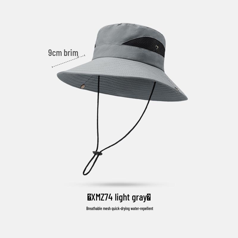 Cappello da Pesca da Uomo ad Asciugatura Rapida con Protezione UV per Esterno