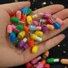 100 PIÈCES Bouteille à Vœux Porte-Bonheur Rouleaux Capsules Pilules Fournitures d'Événement Fête Cadeaux Pilule Papier à Lettre Amour Enveloppes